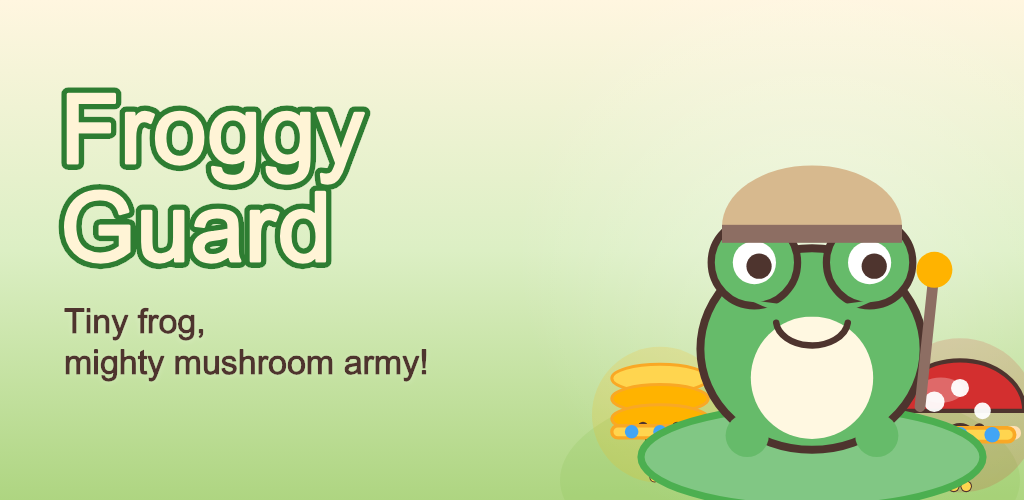 Froggy Guard — Croak's mushroom towers vs the bug invasion: cozy cottagecore tower defense!